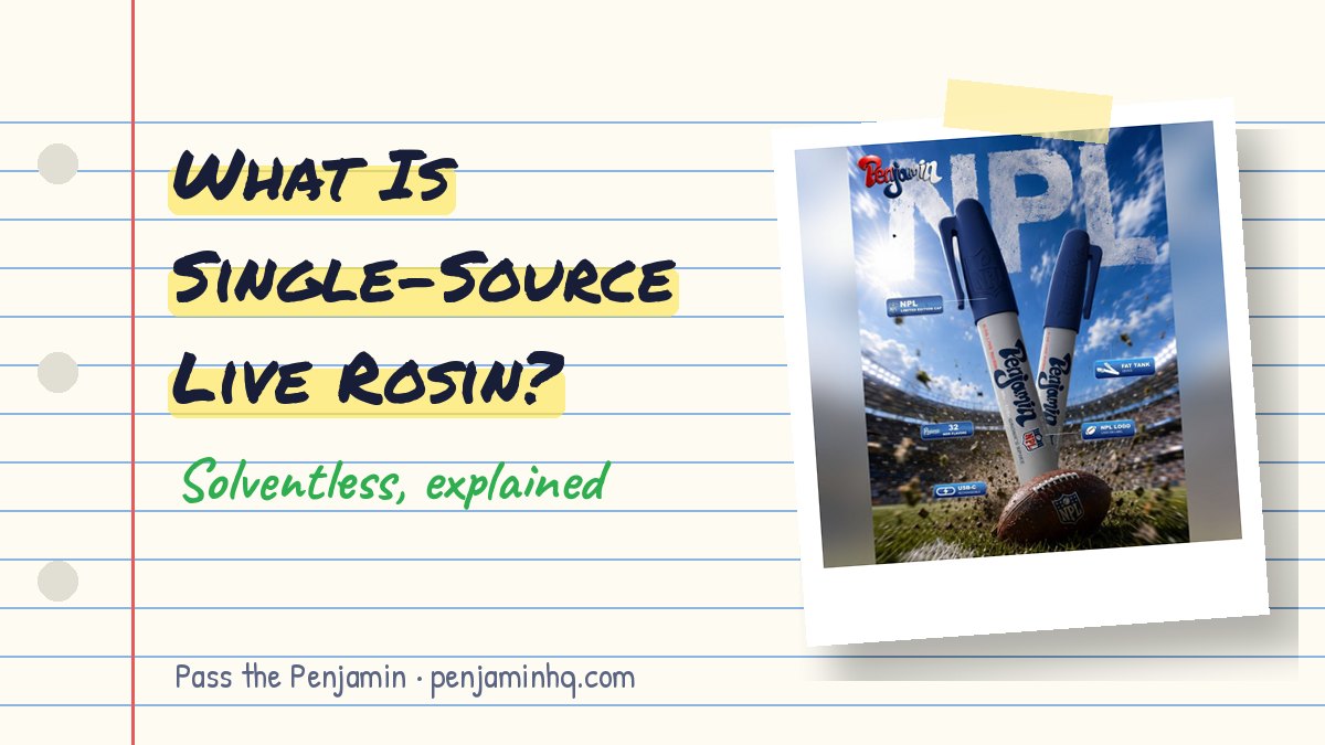 What Is Single-Source Live Rosin?