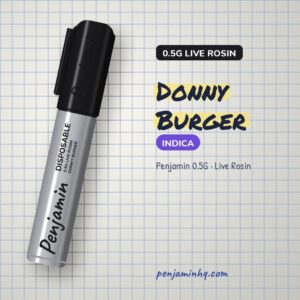 Penjamin Donny Burger 0.5G Live Rosin Disposable – PenjaminHQ