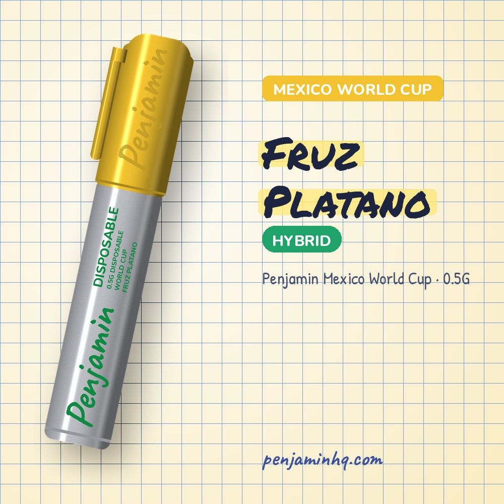 Penjamin Fruz Platano 0.5G Mexico World Cup Disposable – PenjaminHQ