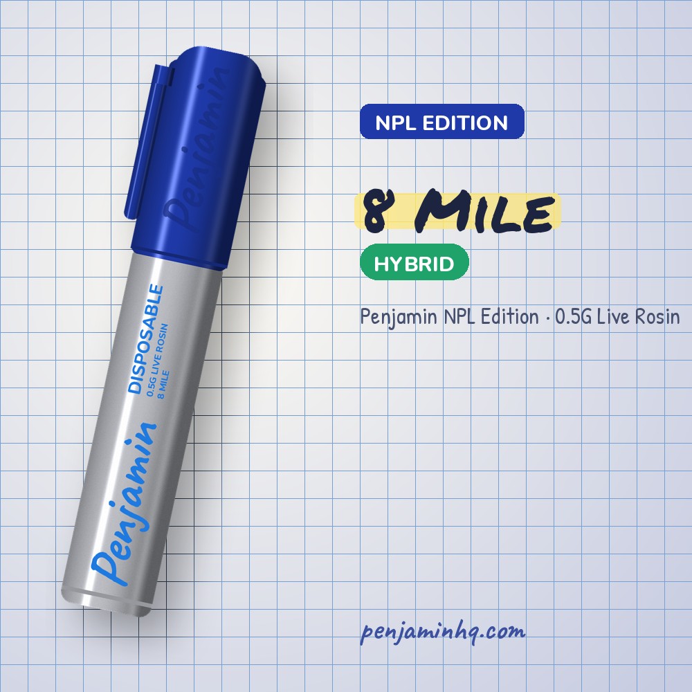 Penjamin 8 Mile NPL Edition 0.5G Live Rosin – PenjaminHQ