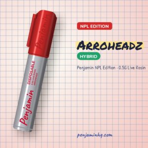 Penjamin Arroheadz NPL Edition 0.5G Live Rosin – PenjaminHQ
