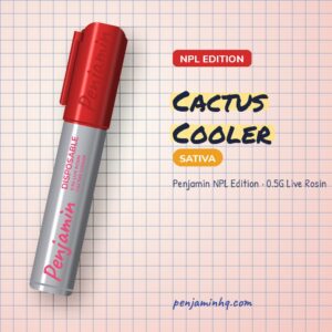 Penjamin Cactus Cooler NPL Edition 0.5G Live Rosin – PenjaminHQ
