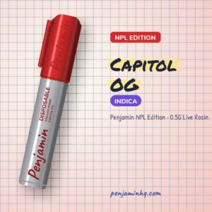 Penjamin Capitol OG NPL Edition 0.5G Live Rosin – PenjaminHQ