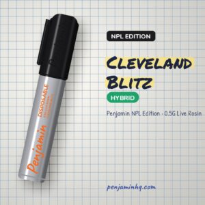 Penjamin Cleveland Blitz NPL Edition 0.5G Live Rosin – PenjaminHQ