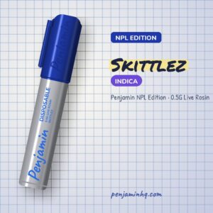 Penjamin Skittlez NPL Edition 0.5G Live Rosin – PenjaminHQ
