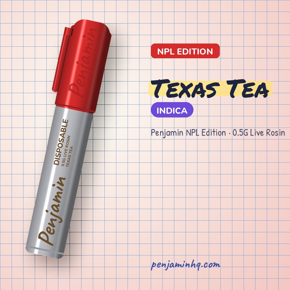 Penjamin Texas Tea NPL Edition 0.5G Live Rosin – PenjaminHQ