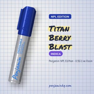 Penjamin Titan Berry Blast NPL Edition 0.5G Live Rosin – PenjaminHQ