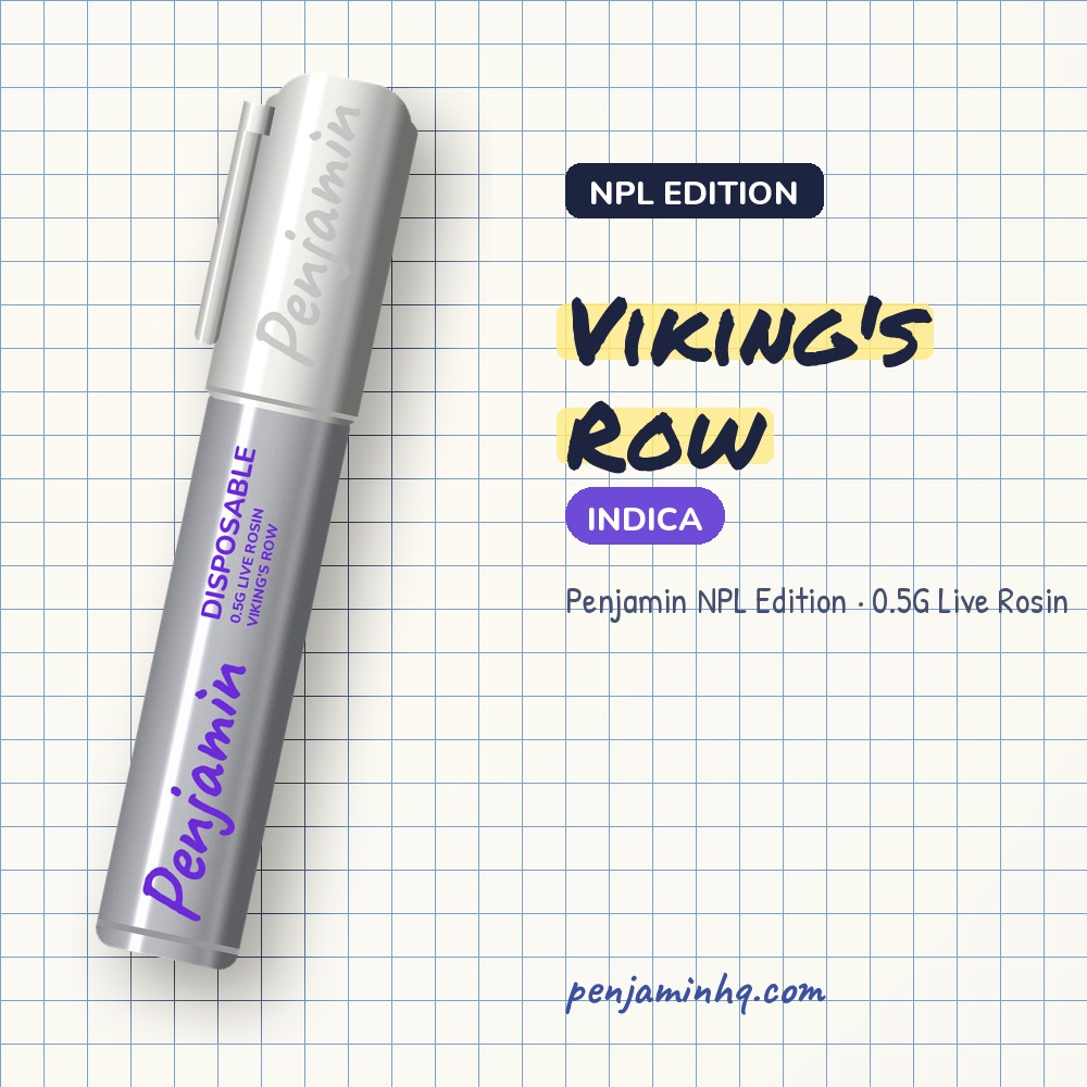 Penjamin Viking's Row NPL Edition 0.5G Live Rosin – PenjaminHQ