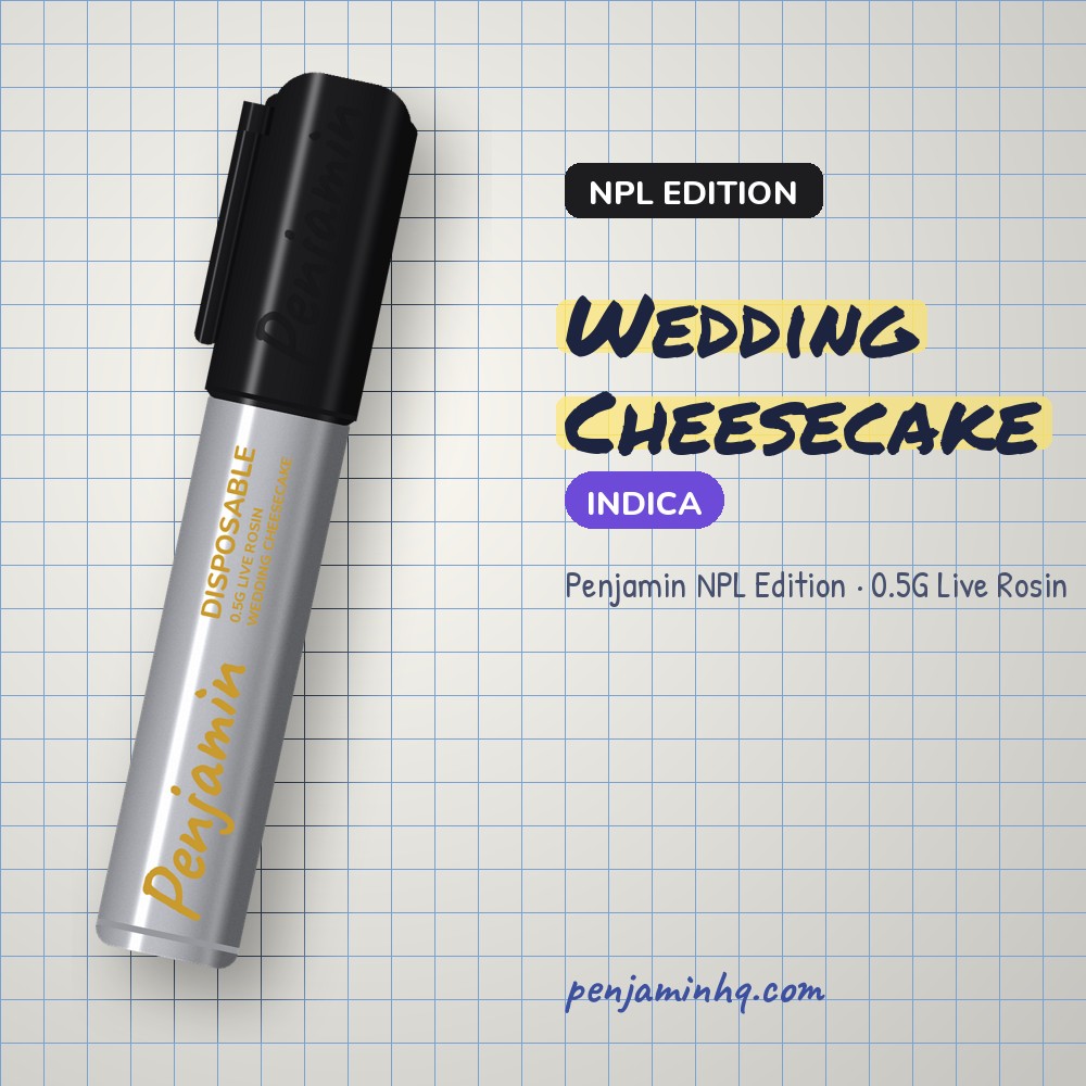 Penjamin Wedding Cheesecake NPL Edition 0.5G Live Rosin – PenjaminHQ